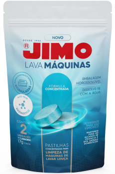 Jimo fabricante embalagem stand up pouch jimo lava maquinas 2 unidades pastilhas