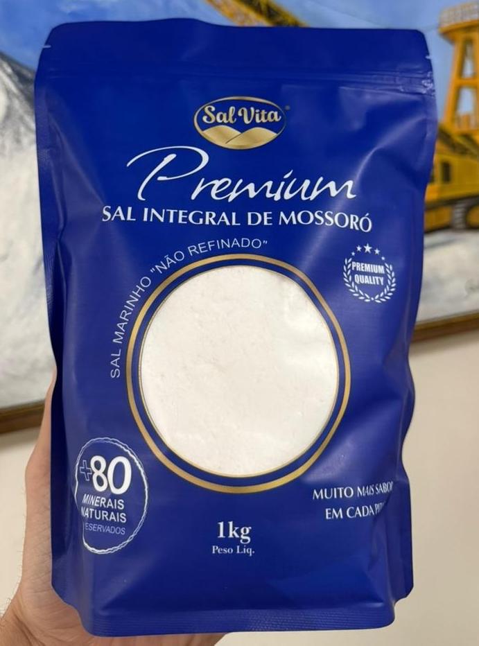 embalagem saco stand up pouch sal marinho sal vita 1 kg